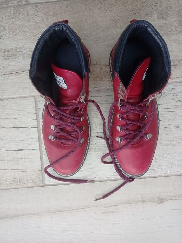 Boots rouge "Pataugas" T. 41