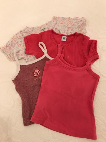 Lot de 4 Tricots de Corps 5 Ans couleur