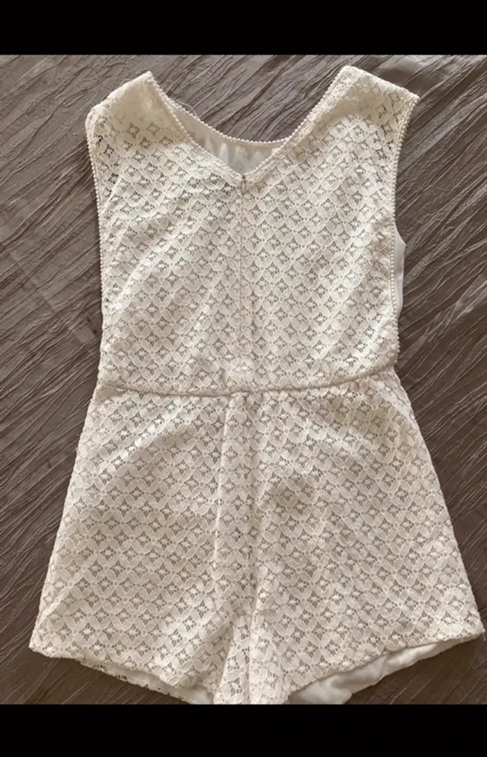 Combi-short dentelle - photo numéro 2