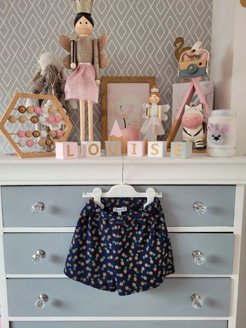 Short motifs ananas - Caprice de fille