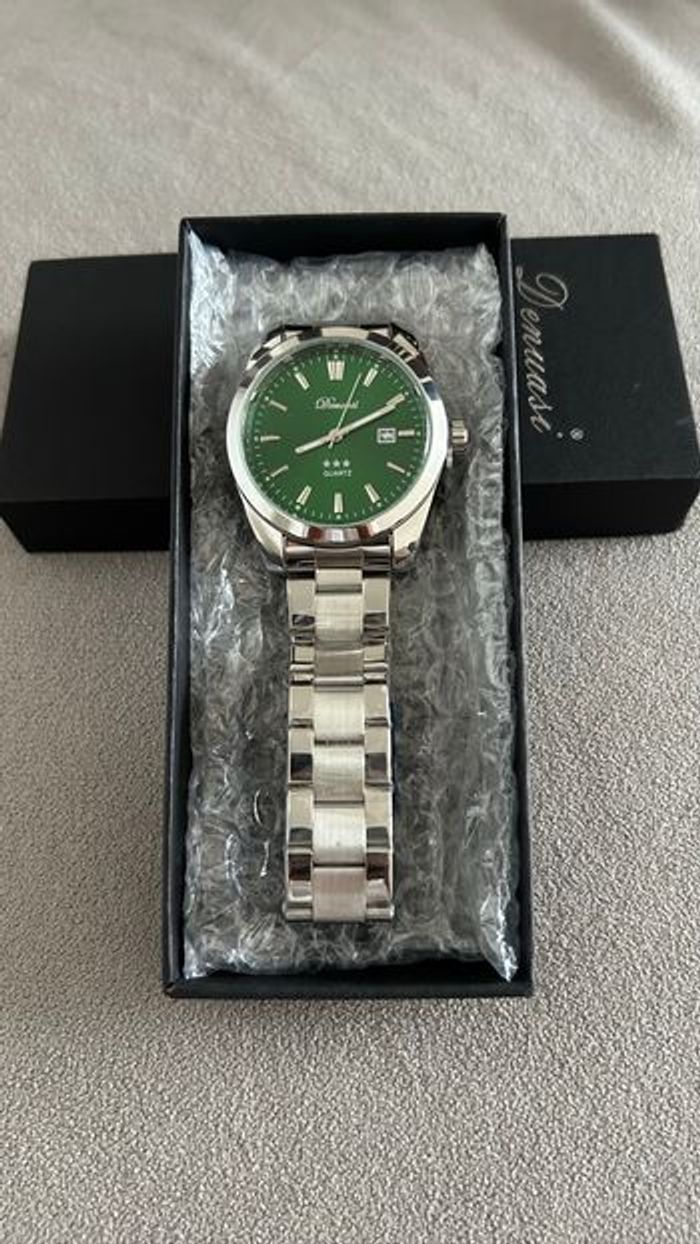 Montre Denuasi Quartz Verte ⌚️ - photo numéro 2