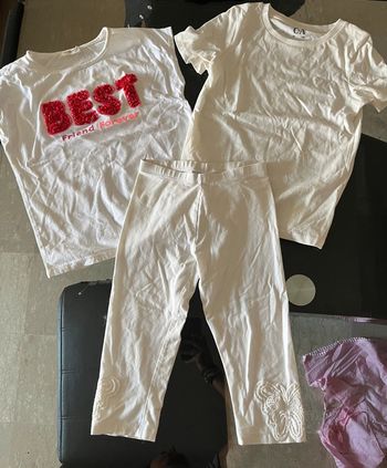 Ensemble leggings + 2 tee shirt