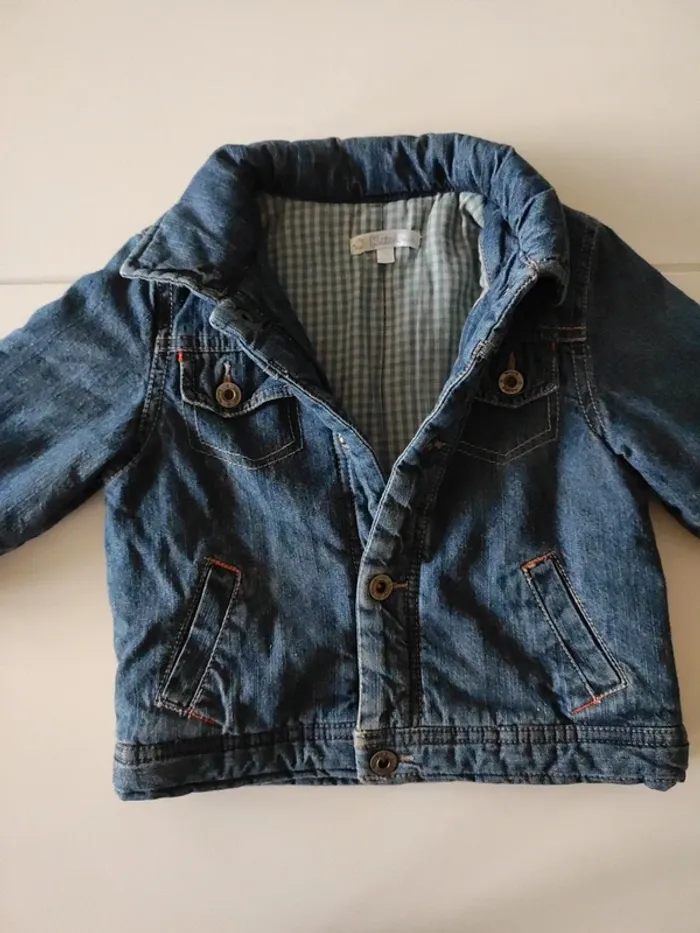 Veste en jean 18 mois garçon - photo numéro 2