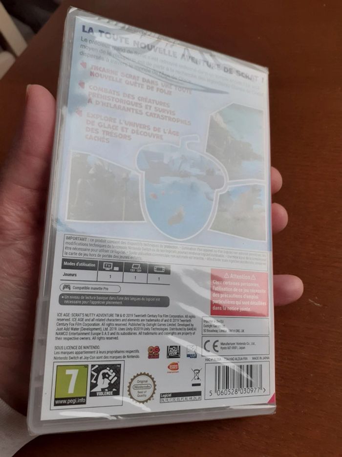Jeu Nintendo switch l'age de glace la folle aventure de scrat(neuf) - photo numéro 4