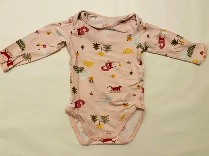 Lot 10 bodies manches longues fille 6 mois - photo numéro 8
