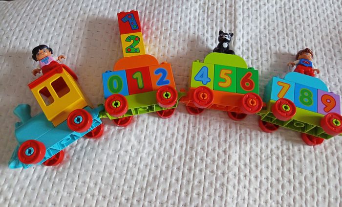 Lot 2 trains lego duplo - photo numéro 3