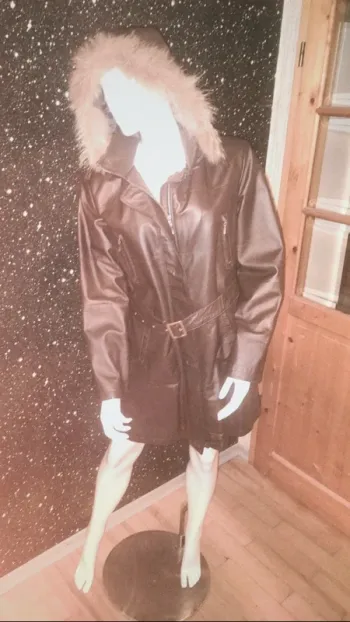 Manteau en cuir 100% (Leather)