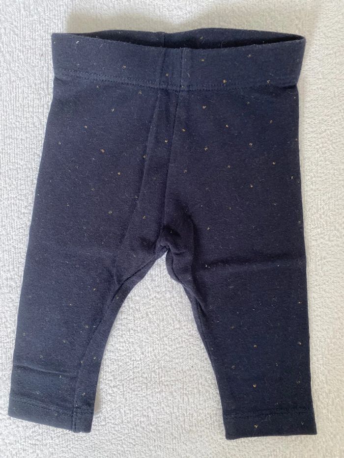 Legging à pois dorés 3 mois
