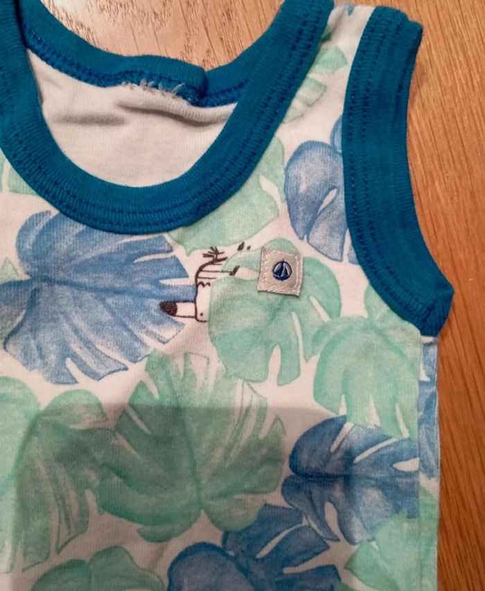 Lot de 2 bodies Petit Bateau taille 3 mois en très bon état - photo numéro 3