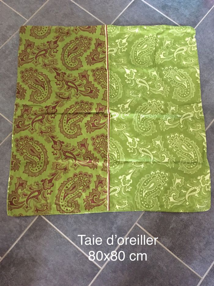Taie d’oreiller imprimée 80x80 cm - photo numéro 2