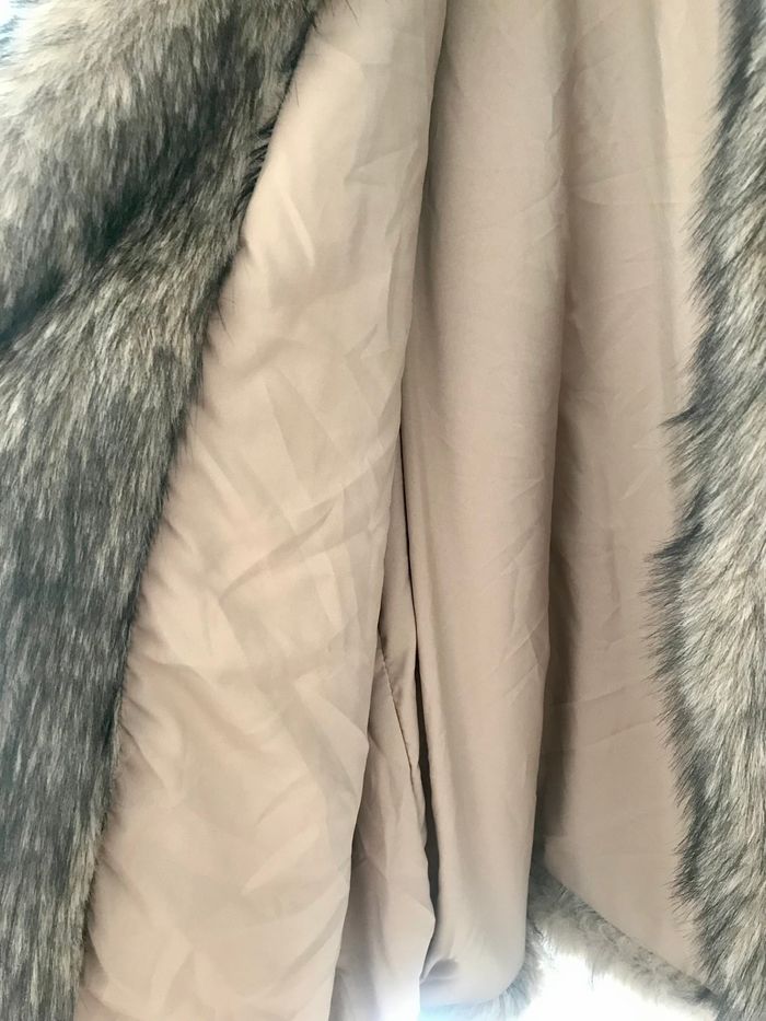 Manteau Fausse Fourrure Doux et Chaud - Taille M - photo numéro 4