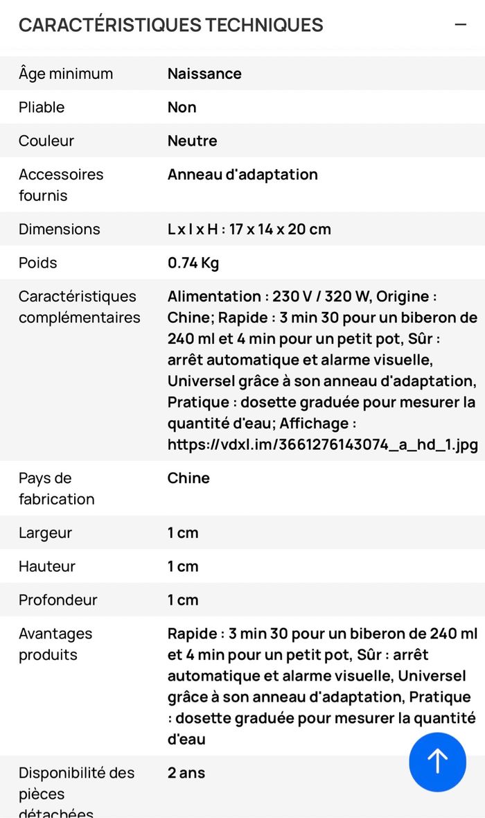 Chauffe biberon - photo numéro 3