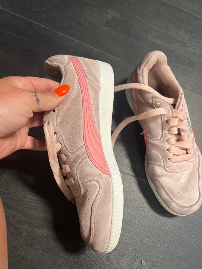 Basket puma rose - photo numéro 3