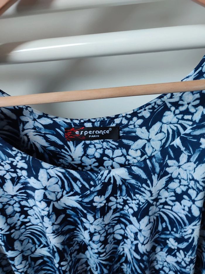 Top fleuri a volants M/L/XL - photo numéro 6
