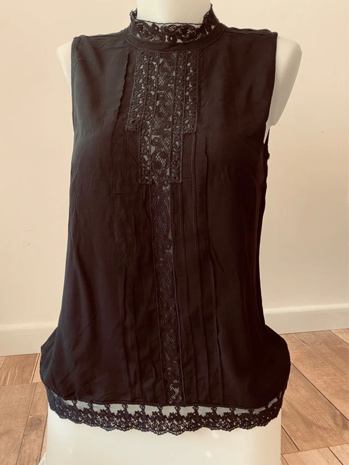 Blouse sans manche dentelle - photo numéro 4