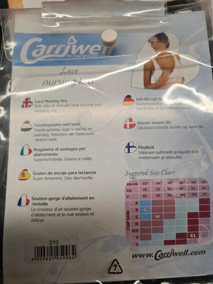 4 brassières allaitement carriwell - photo numéro 2
