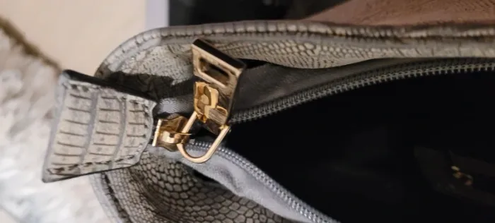 Grand sac à main Breal gris - photo numéro 9
