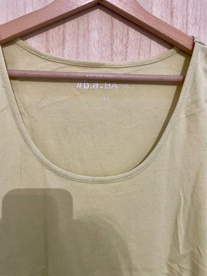 Débardeur simple basic couleur un vert anis taille L - photo numéro 2