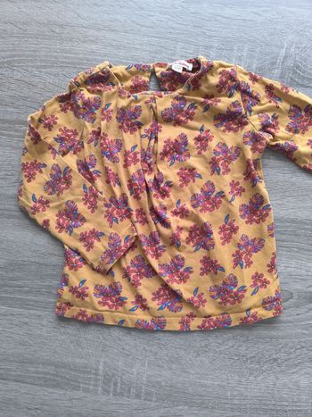 Haut manches longues fleuri dpam 3 ans