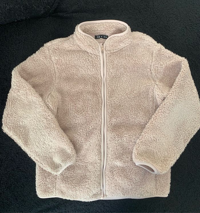 Polaire vieux rose 11/12 ans