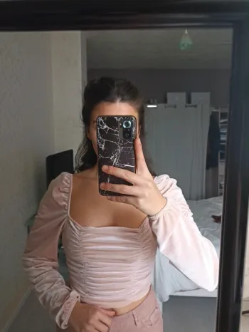 Top court H&M (neuf, rose), S / 36 / 8