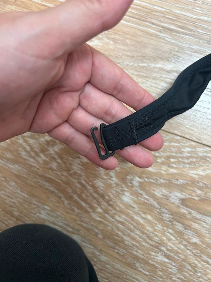 Haut de maillot de bain undiz noir - avec dentelles - taille M - photo numéro 6