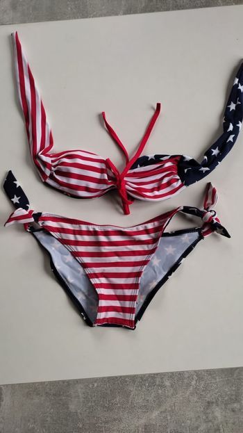 Maillot de bain deux pièces fille 6/10 ans réglage