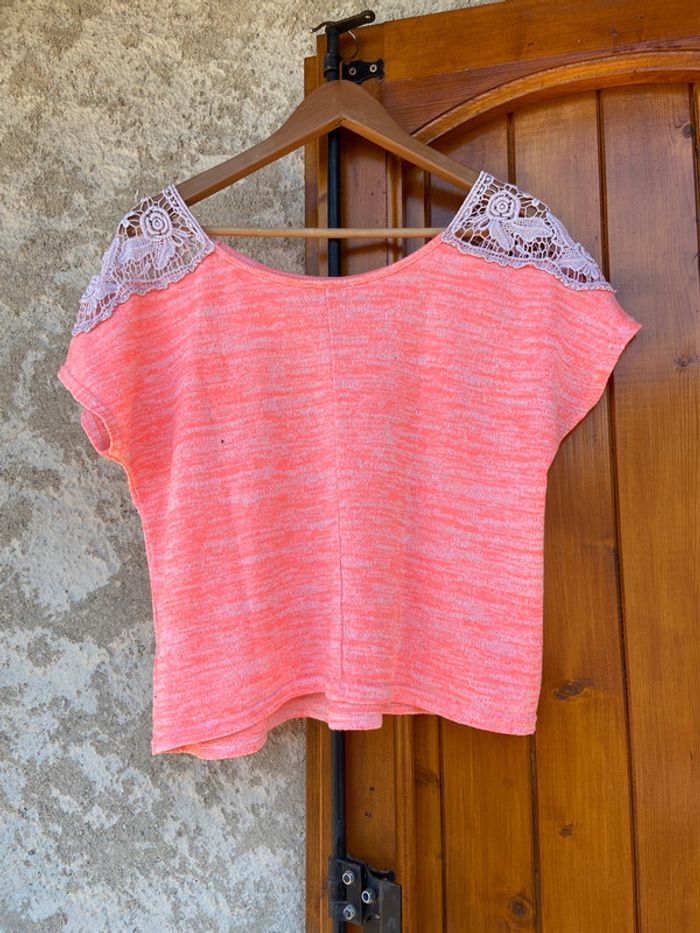 Teeshirt épaule dentelle Gémo - photo numéro 6