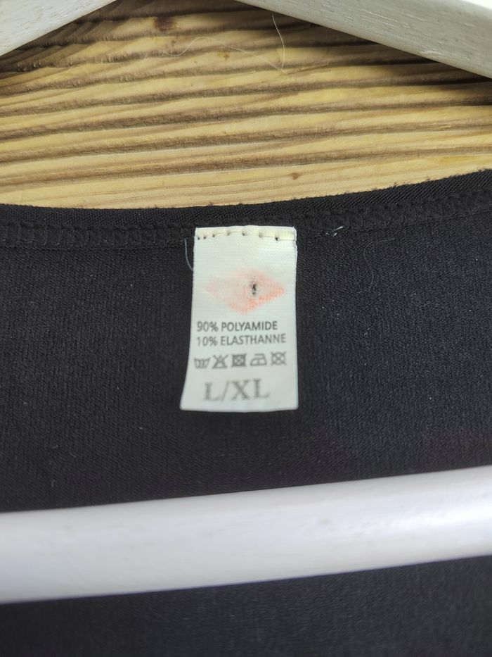 Tee-shirt noir femme – Taille L/XL – Lee Cooper – Très Bon État - photo numéro 5
