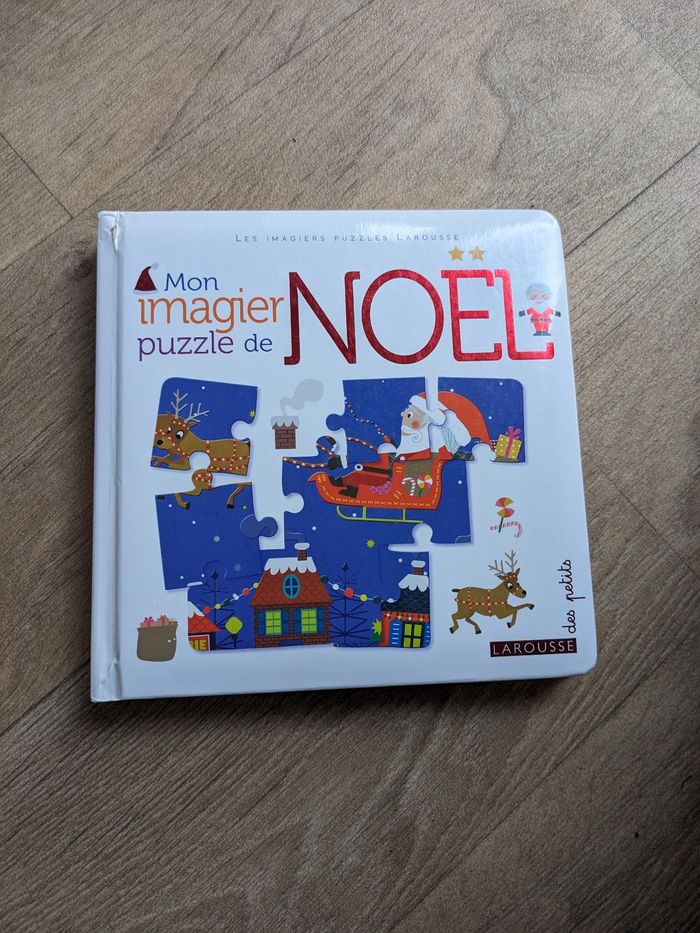 Livre puzzles mon imagier puzzle de Noël