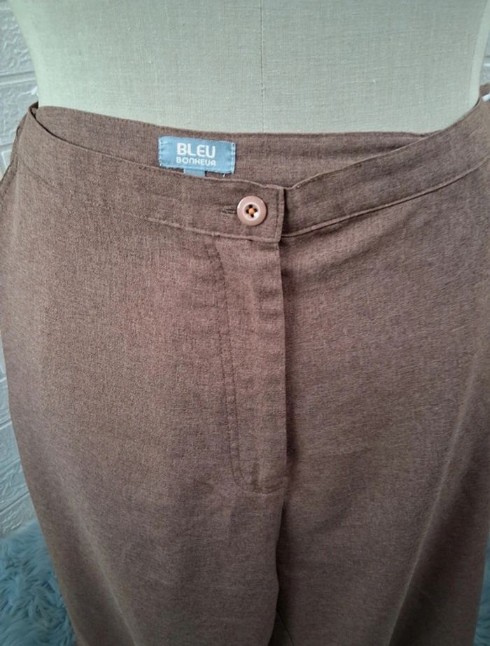 🎩 Tailleur marron grande taille – Chic & Élégant – Taille 52 - Bleu Bonheur 🎩 - photo numéro 4
