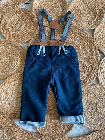 Pantalon bretelles 🐵 3 mois - Kiabi