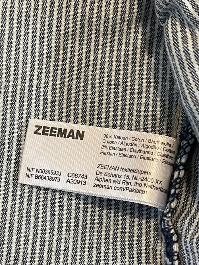 Veste en jean rayée 4 ans - photo numéro 4