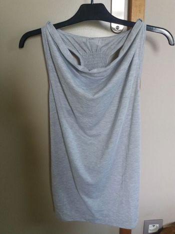 Débardeur uni gris