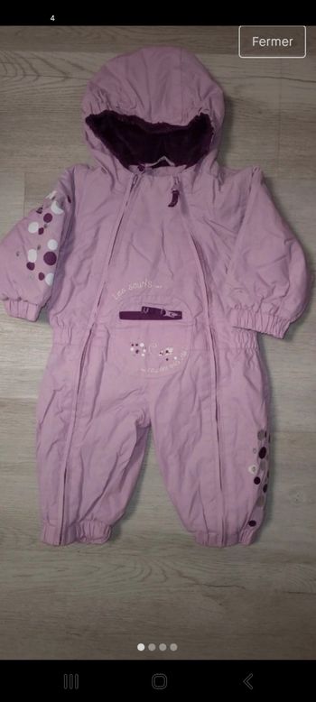 Combinaison ski fille 6 mois