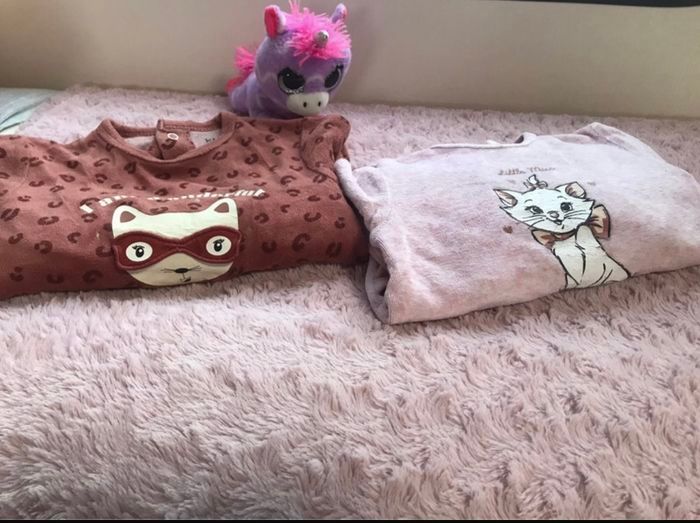 Lot pijama bébé fille