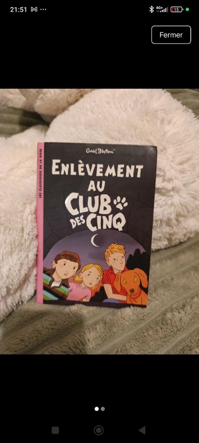 Lot de 3 livres club des cinq - photo numéro 3