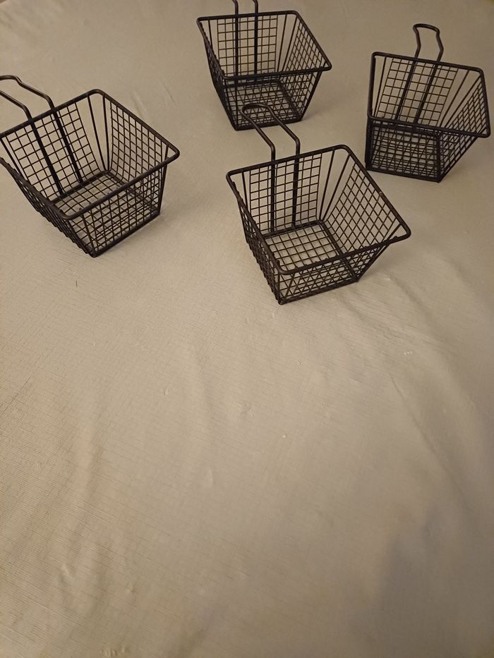 Lot de 8 paniers à frites