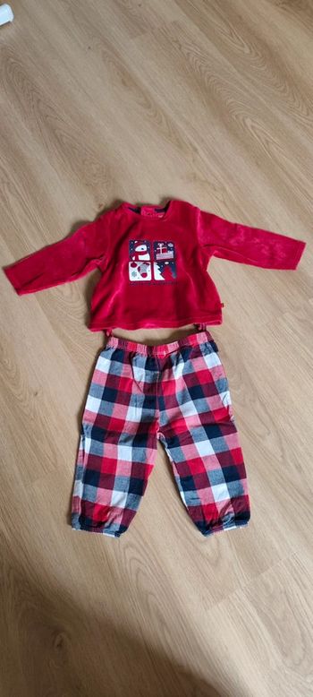 Pyjama velours 18 mois