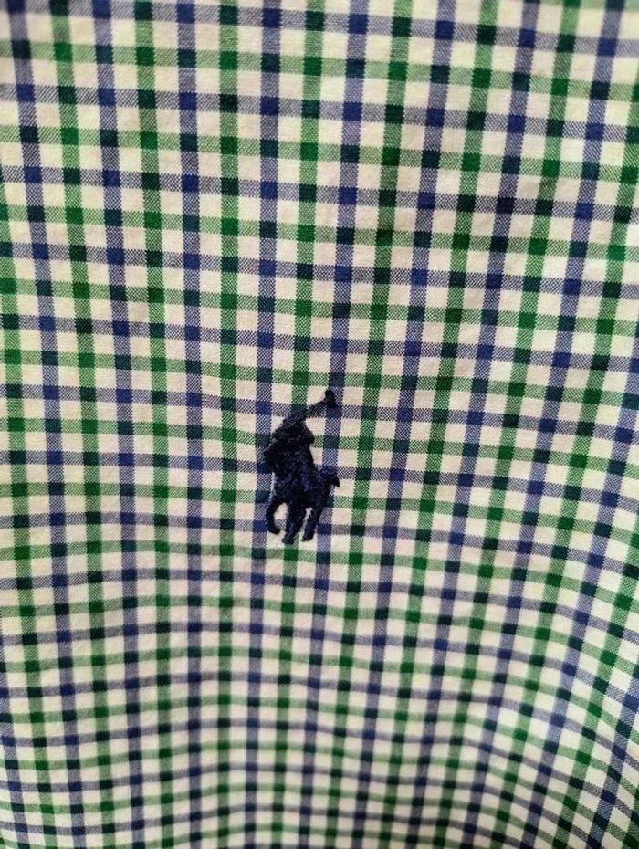 Chemise Ralph Lauren à Carreaux Vert & Bleu – Vintage Y2K - photo numéro 7