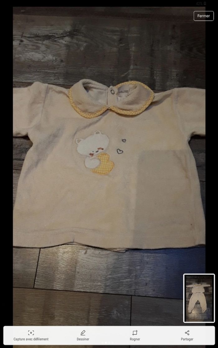 Pyjama bébé 2 pièces - photo numéro 2