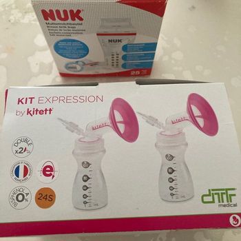 Kit expression  tire lait , sachet conservation, lait maternel