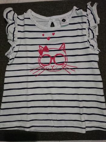 Tee-shirt sans manche Grain de blé 12 mois