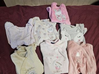 Lot pyjama chaud / mi-saison bébé 3 mois