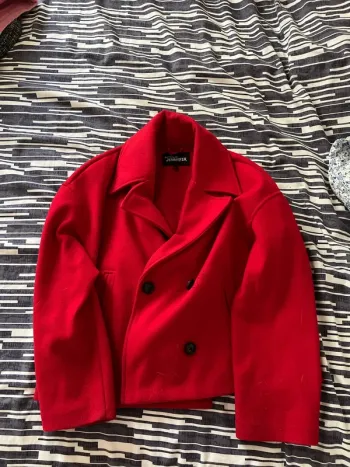Veste croisé rouge