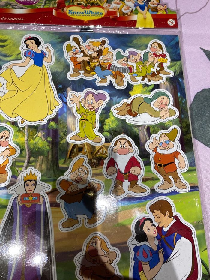 Disney set de magnet blanche neige - photo numéro 5