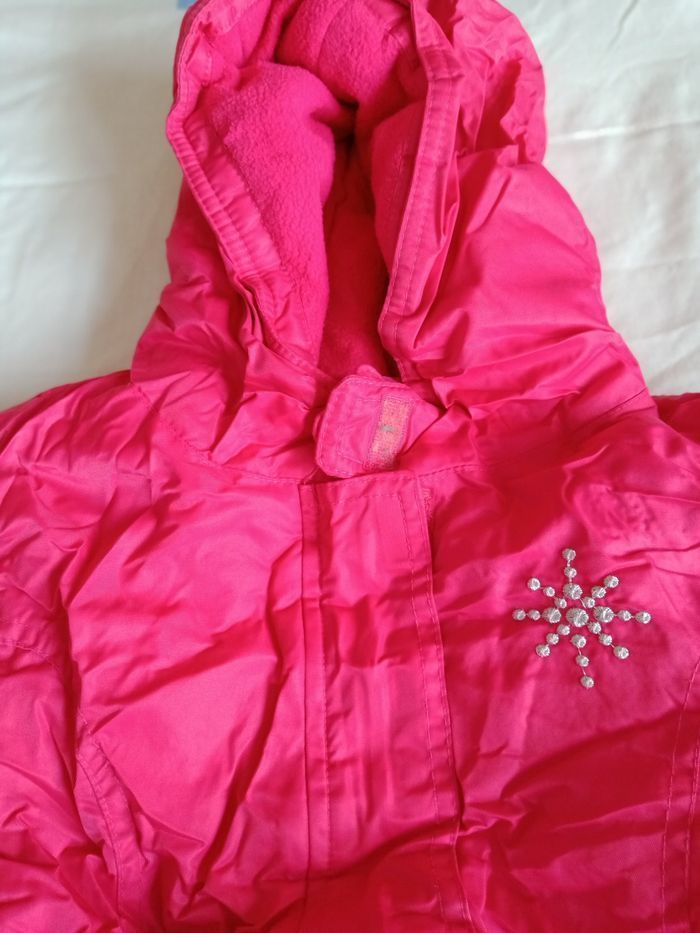 Manteau rose cintré NKY 12 ans TBE - photo numéro 2