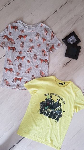 Lot de 2 teeshirts garçon 8ans hm ikks