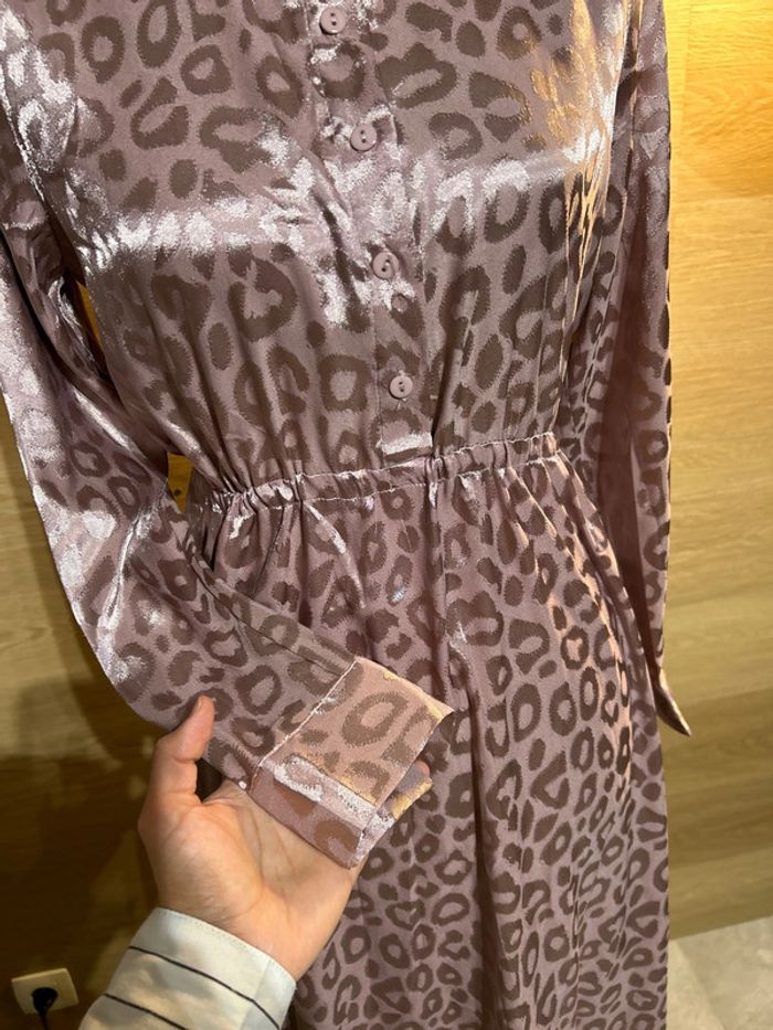 Robe urban threads S motifs léopard rose - photo numéro 3