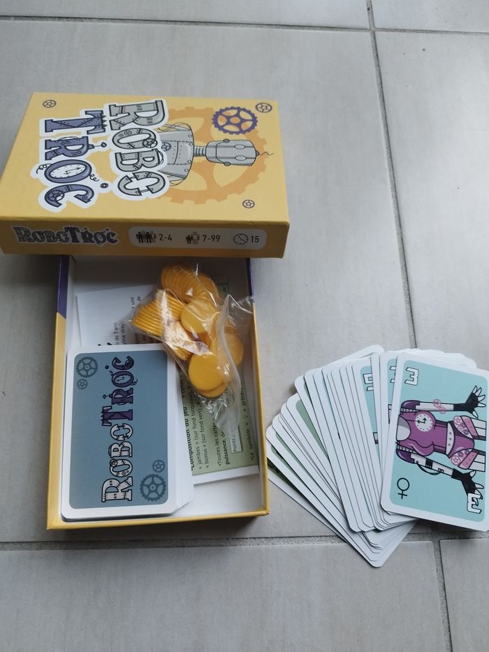Jeu de cartes Robot Troc à partir de 7 ans - photo numéro 2